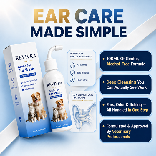 Revivra™ Gentle Pet Ear Wash 100ML