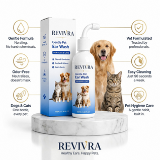 Revivra™ Gentle Pet Ear Wash 100ML